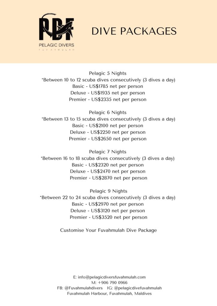 fuvahmulah dive package